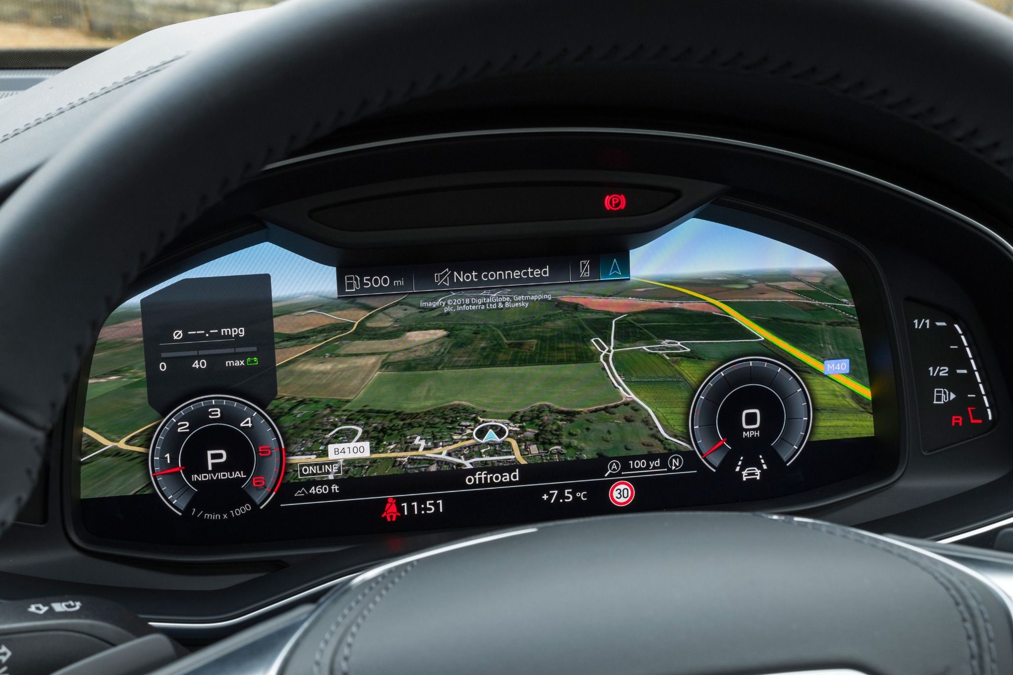Audi A7 Virtual Dash