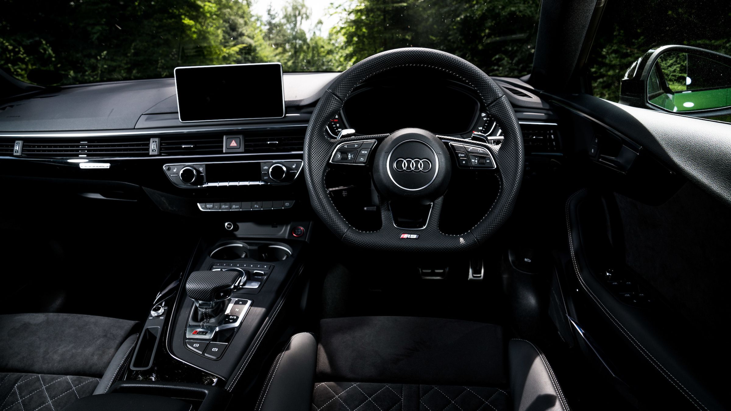 Interior of the Audi RS5 Sportback 