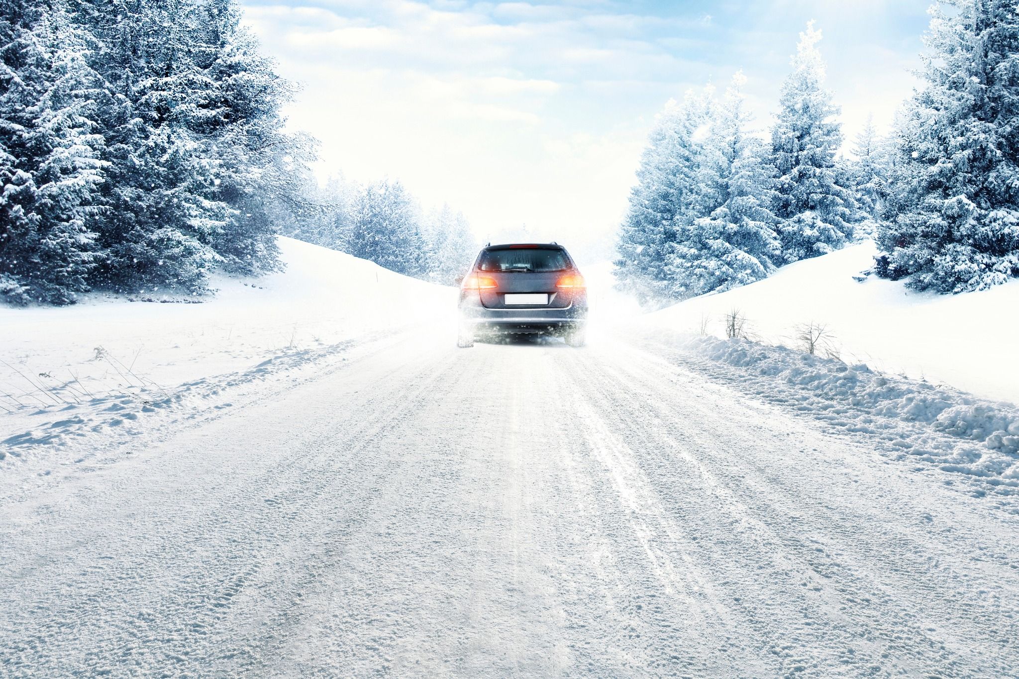 What should I do when driving in cold weather? image