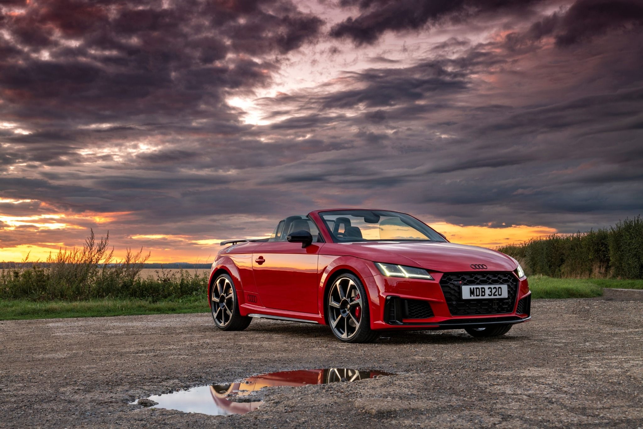 Red Audi TTS Roadster Final Edition